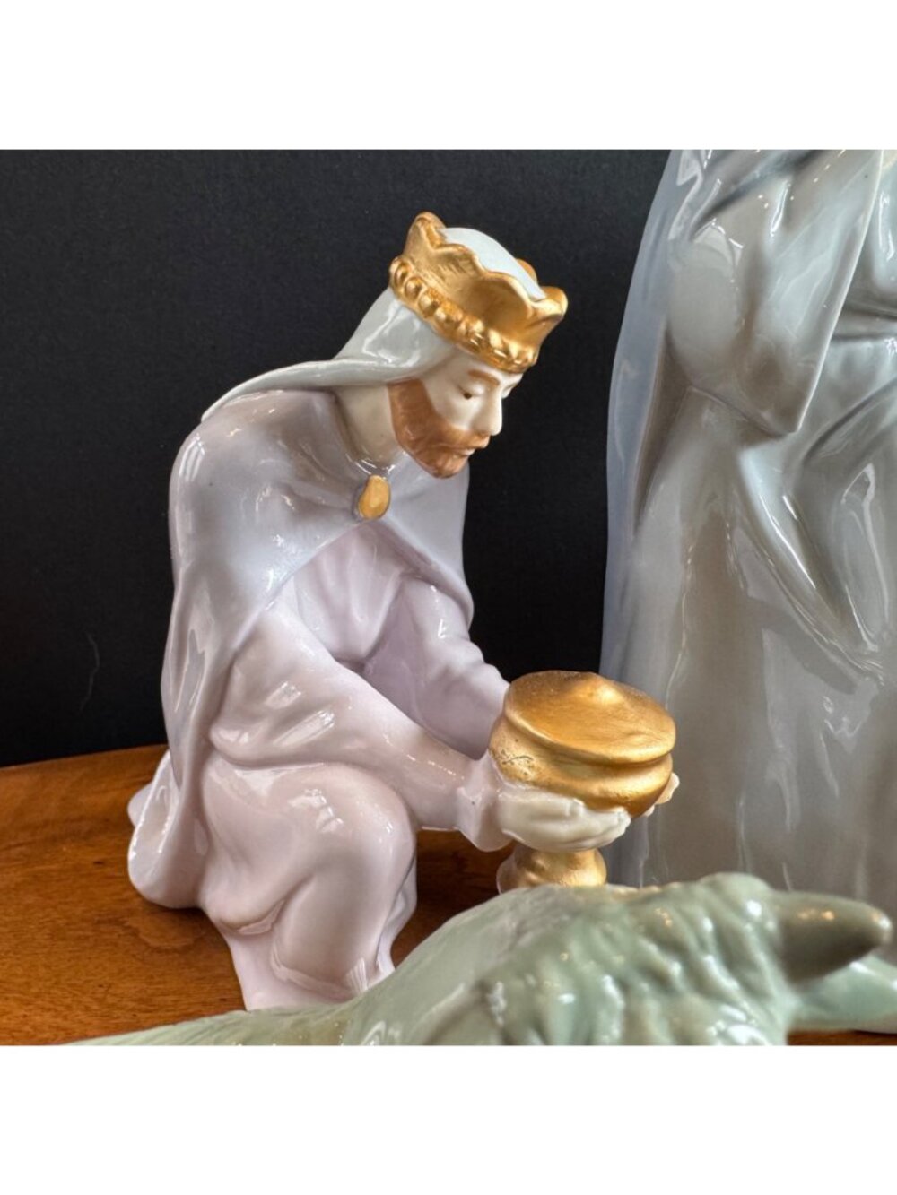 AVON Bethlehem Nativity Collection 8pc OBrien 1994 Christmas Figurine Set - Picture 7 of 16